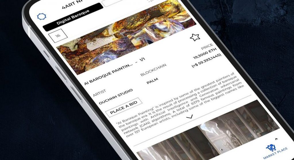 4ARTechnologies launches its unique NFT+ marketplace for physical and digital artworks with next generation features